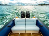 Optional modular luxury transom seating x2